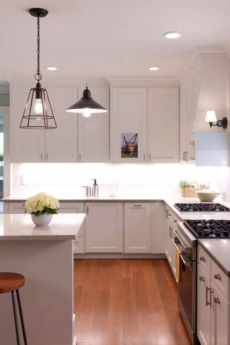 Farmhouse Dining Table - 24 White Farmhouse Kitchen Ideas