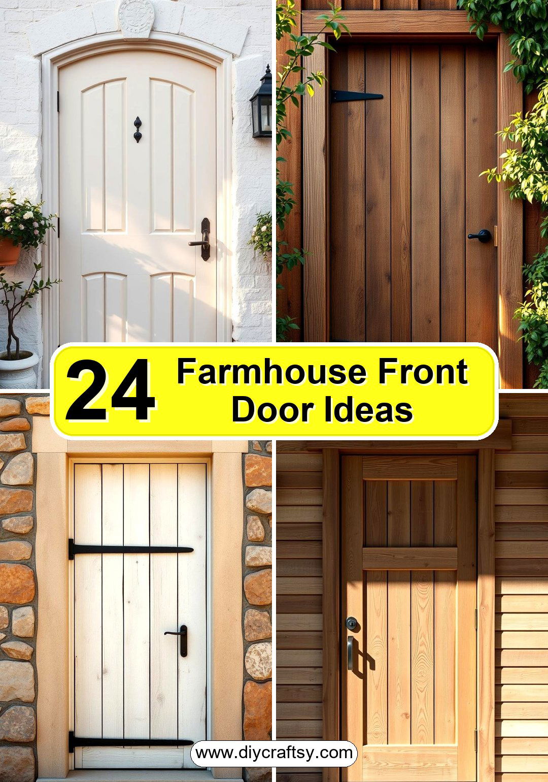 Farmhouse Front Door Ideas