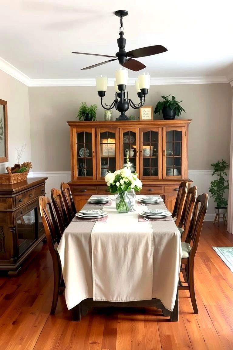 Farmhouse Inspired Dining Room - 24 Formal Dining Room Ideas