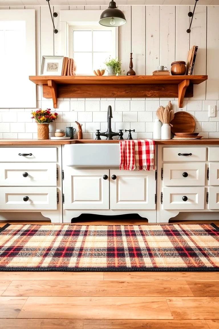 Farmhouse Inspired Rugs for a Cozy Feel - 24 Bathroom Rug Ideas