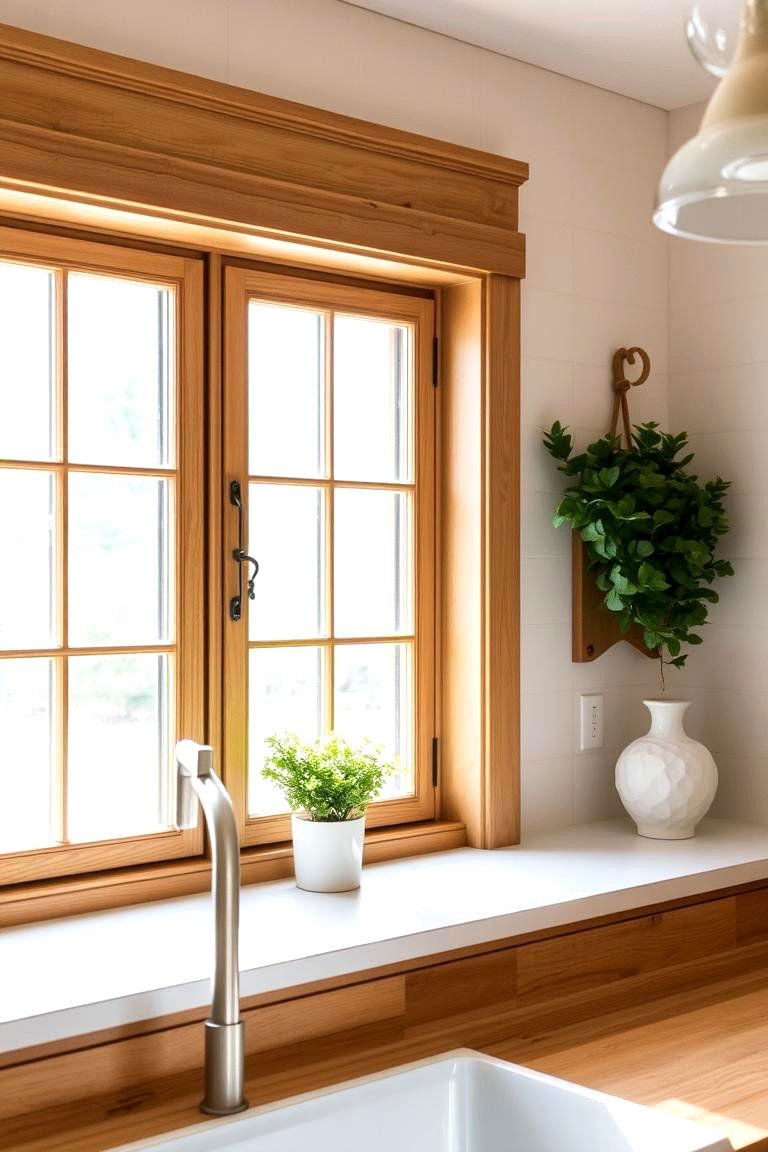 Farmhouse Inspired Shiplap Trim - 24 Modern Window Trim Ideas