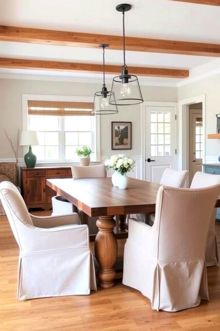 Farmhouse Modern Blend - 24 Modern Dining Room Ideas