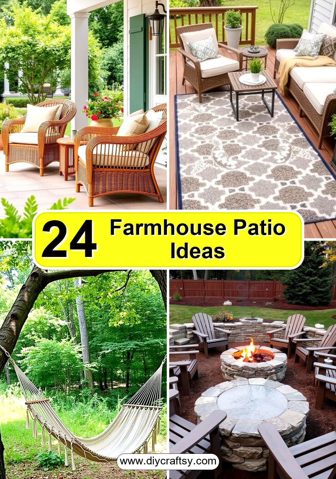 Farmhouse Patio Ideas