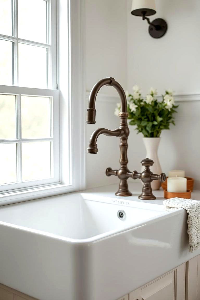 Farmhouse Sink - 24 Western Bathroom Ideas