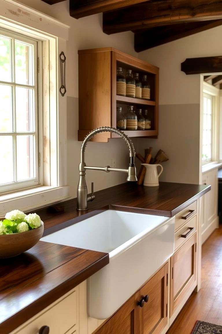 Farmhouse Sink - 24 Traditional Kitchen Ideas