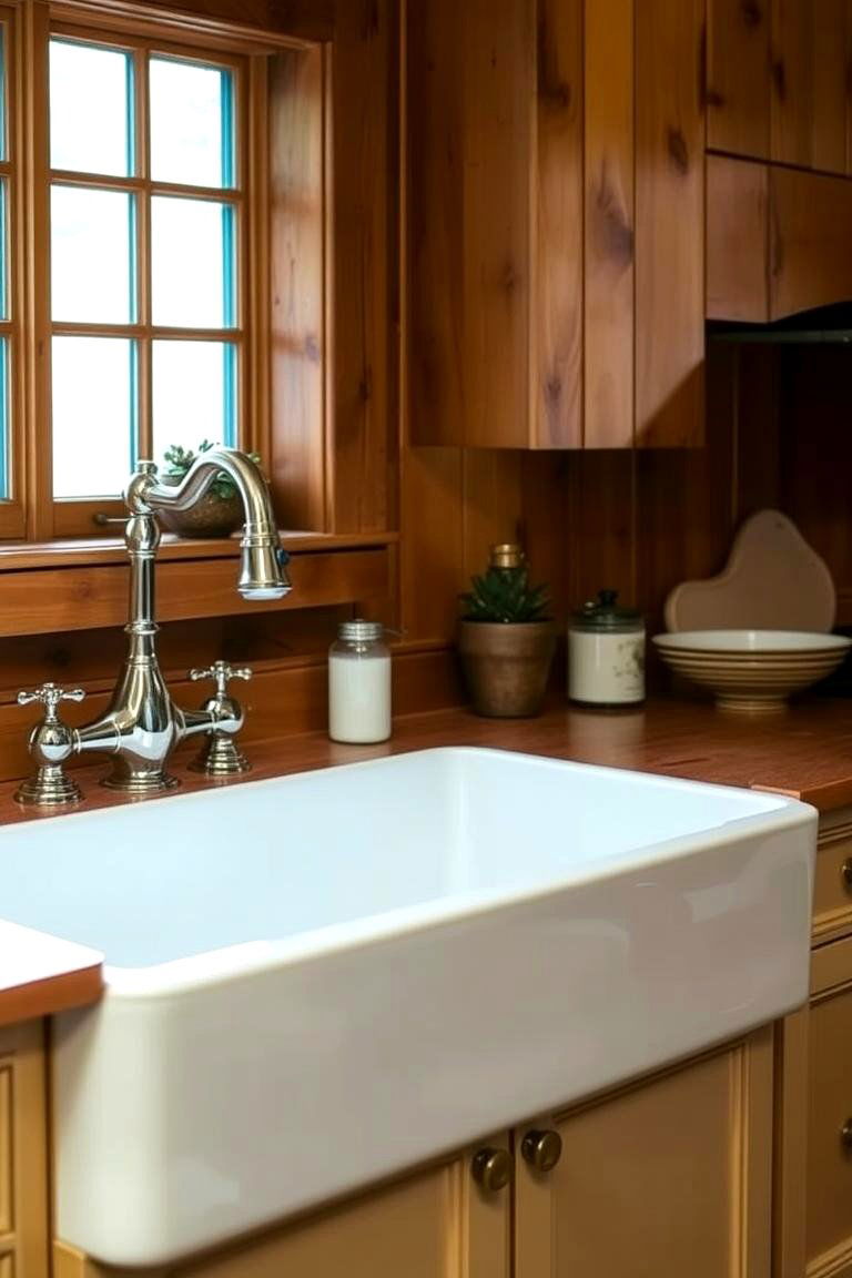 Farmhouse Sink for Practical Elegance - 24 Farmhouse Kitchen Ideas