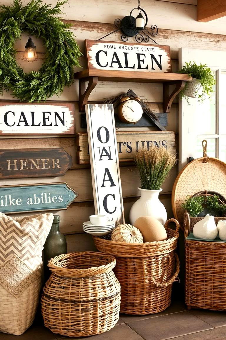 Farmhouse Style Accessories - 24 Cabin Decor Ideas