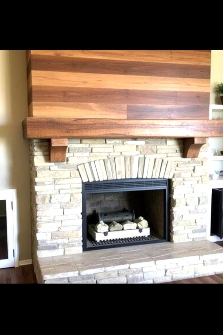 Farmhouse Style Fireplace - 24 French Country Fireplace Ideas