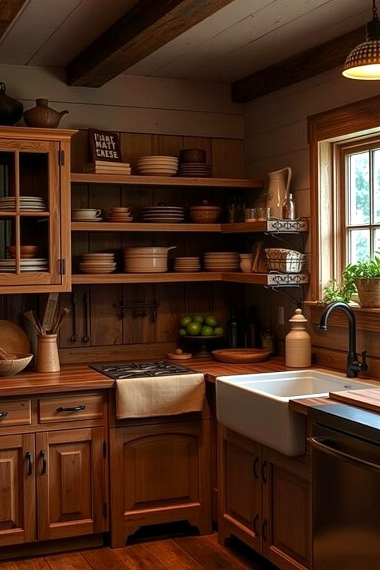 Farmhouse Style Kitchen - 24 Kitchen Design Ideas