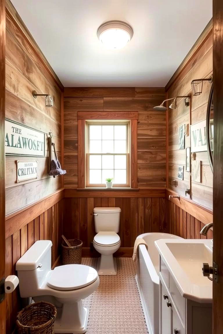 Farmhouse Style Wainscoting - 24 Bathroom Wainscoting Ideas