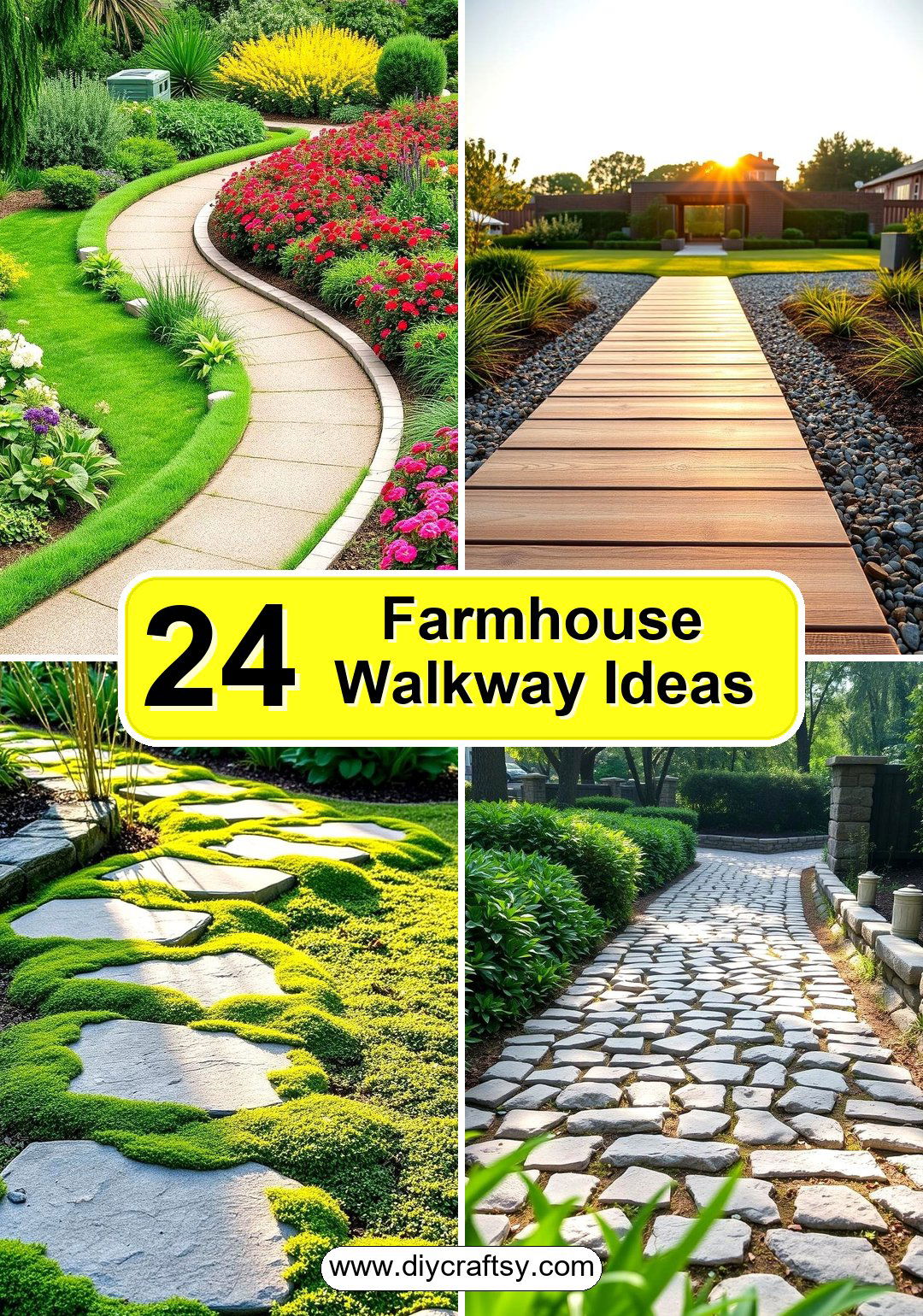 Farmhouse Walkway Ideas