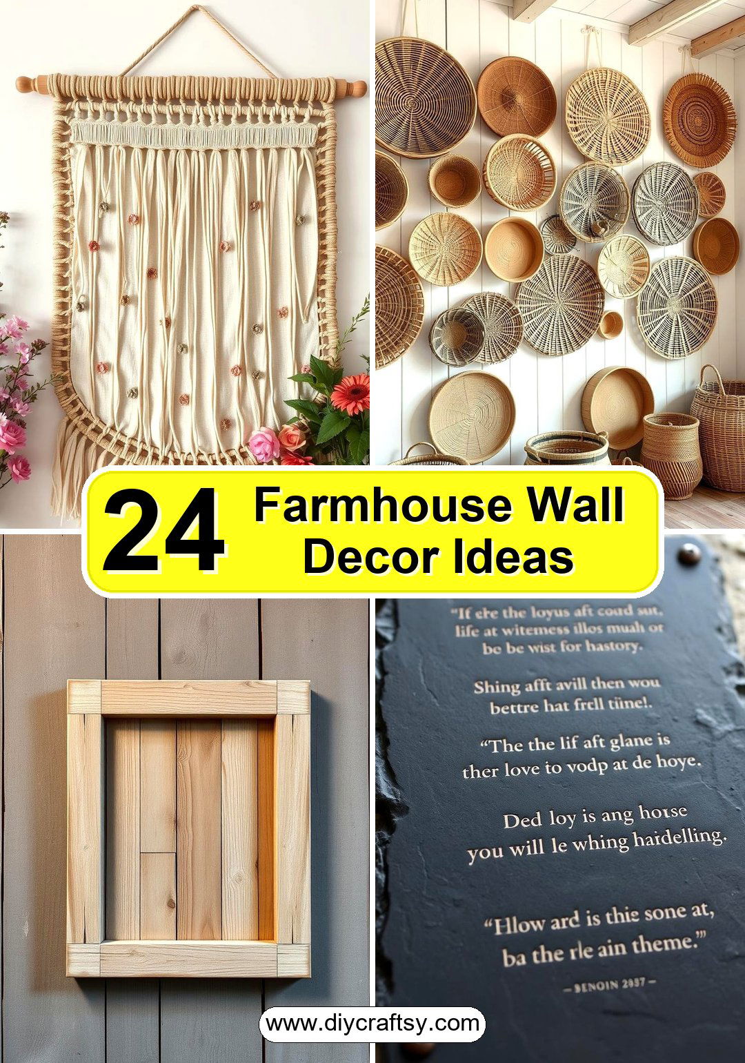 Farmhouse Wall Decor Ideas