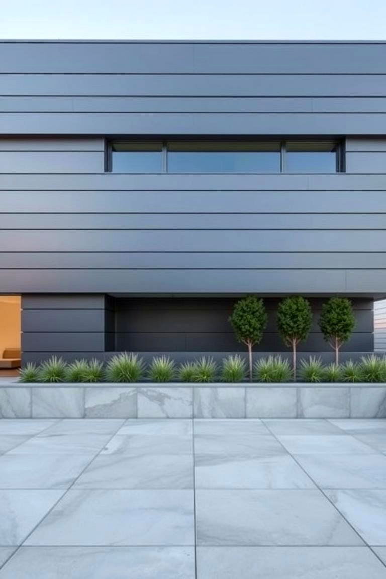 Fascia with Horizontal Lines - 24 Deck Fascia Ideas
