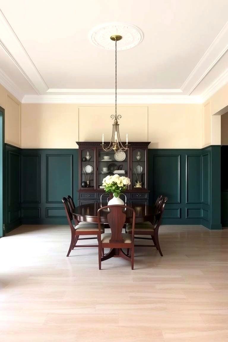Faux Paneling with Paint - 24 Two Tone Wall Paint Ideas