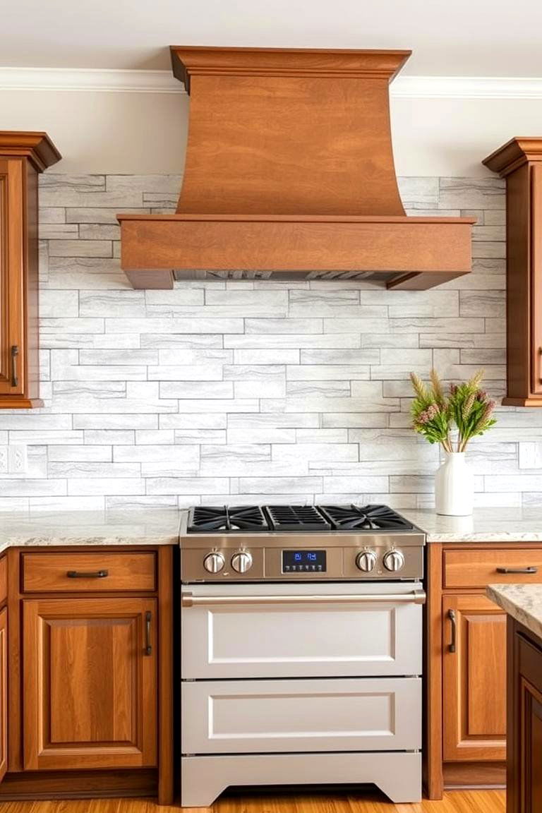 Faux Stone Panel Splashback for Easy Installation - 24 Kitchen Splashback Ideas