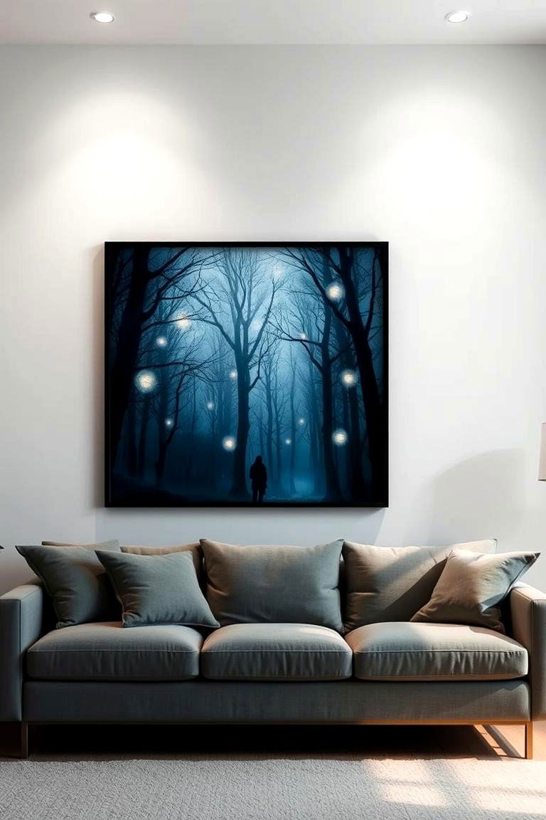 Feature Artwork with Witchy Themes - 24 Witchy Living Room Ideas