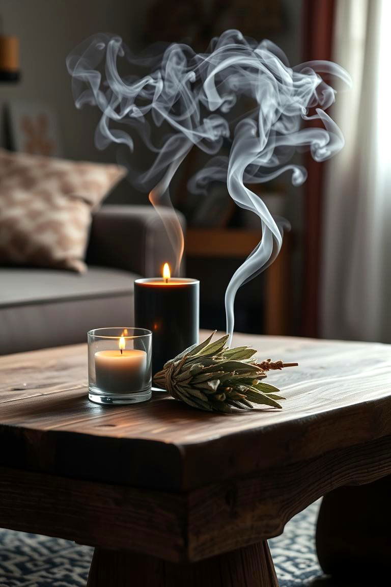 Feature Candles and Incense - 24 Witchy Living Room Ideas