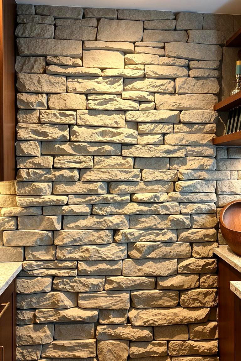 Feature Stone or Brick Accents - 24 Gothic Kitchen Ideas