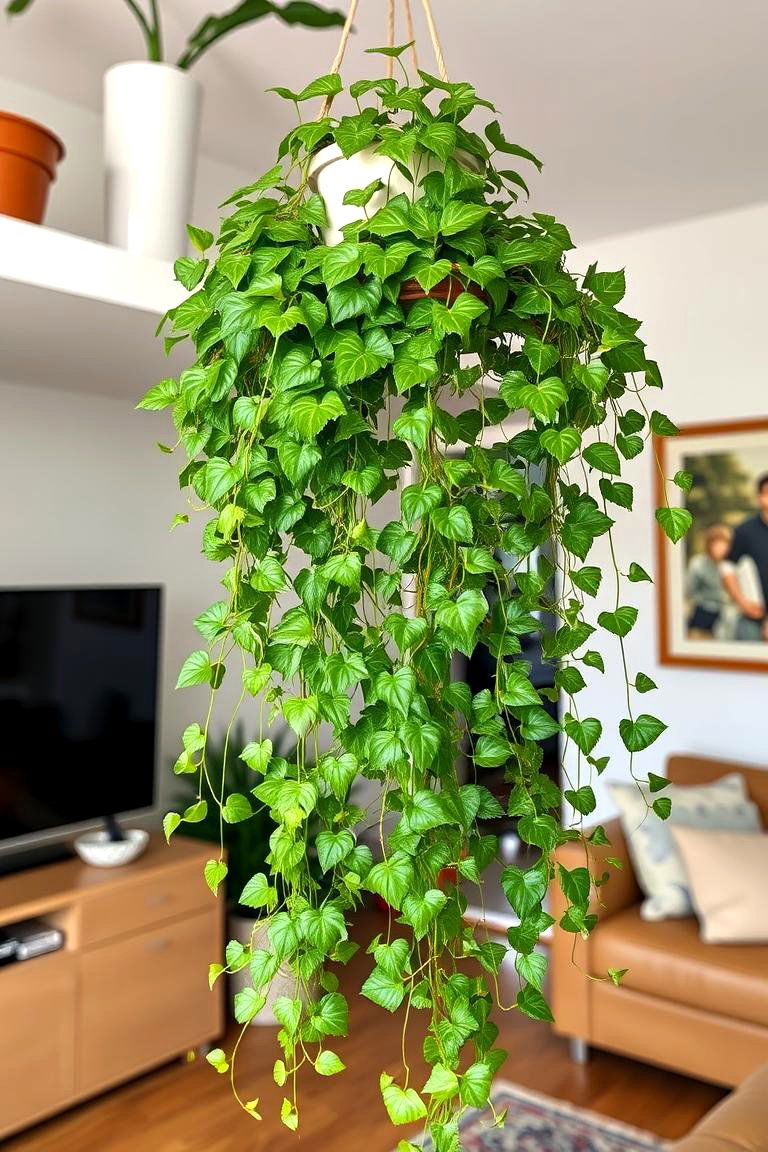 Feature Trailing Plants for Cascading Greenery - 24 Ways Decorating With Plants
