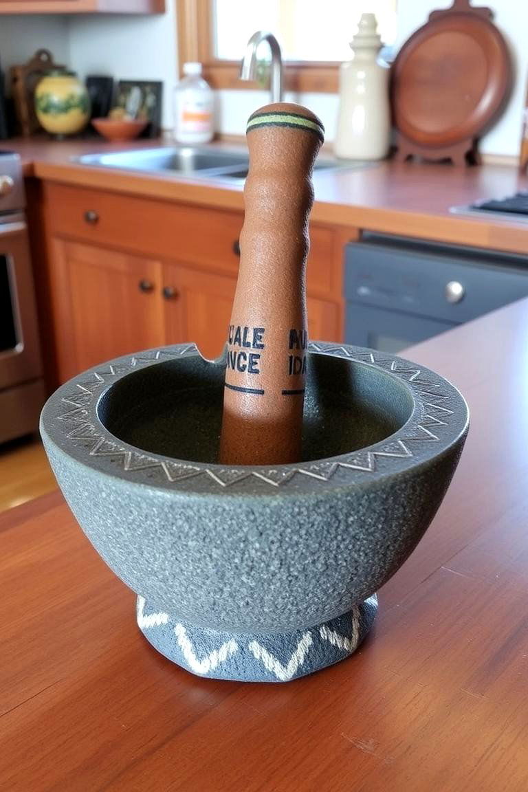 Feature a Molcajete and Tejolete - 24 Mexican Kitchen Ideas