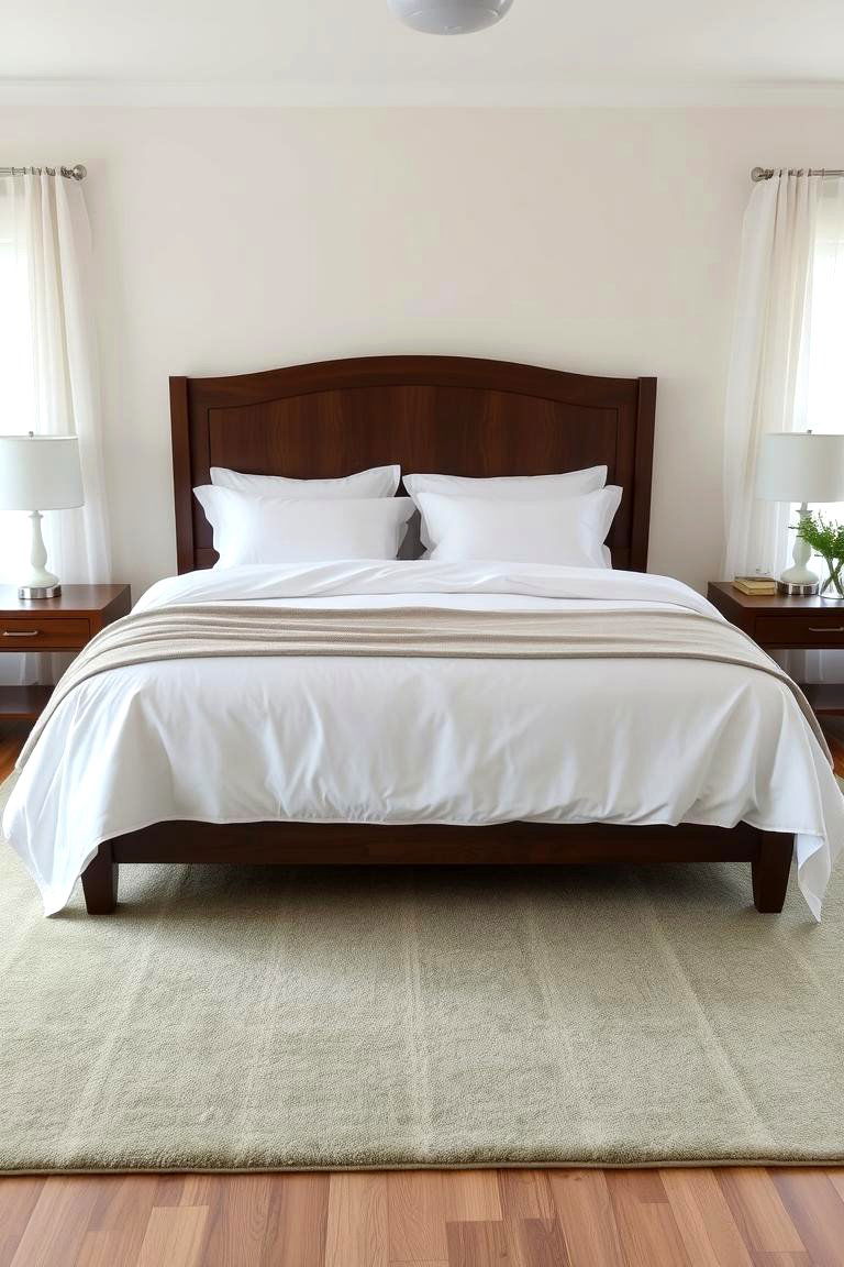 Featuring a Sage Green Rug - 24 Sage Green Bedroom Ideas
