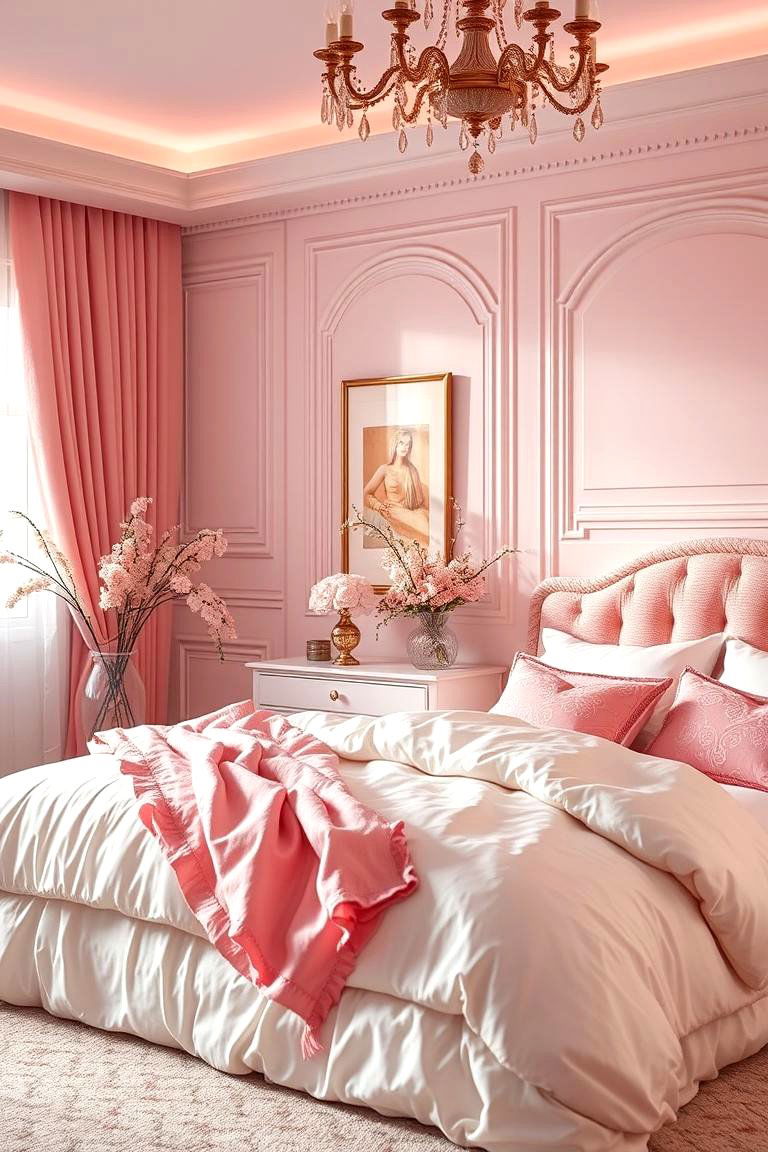 Feminine Charm with Hot Pink - 24 Hot Pink Bedroom Ideas