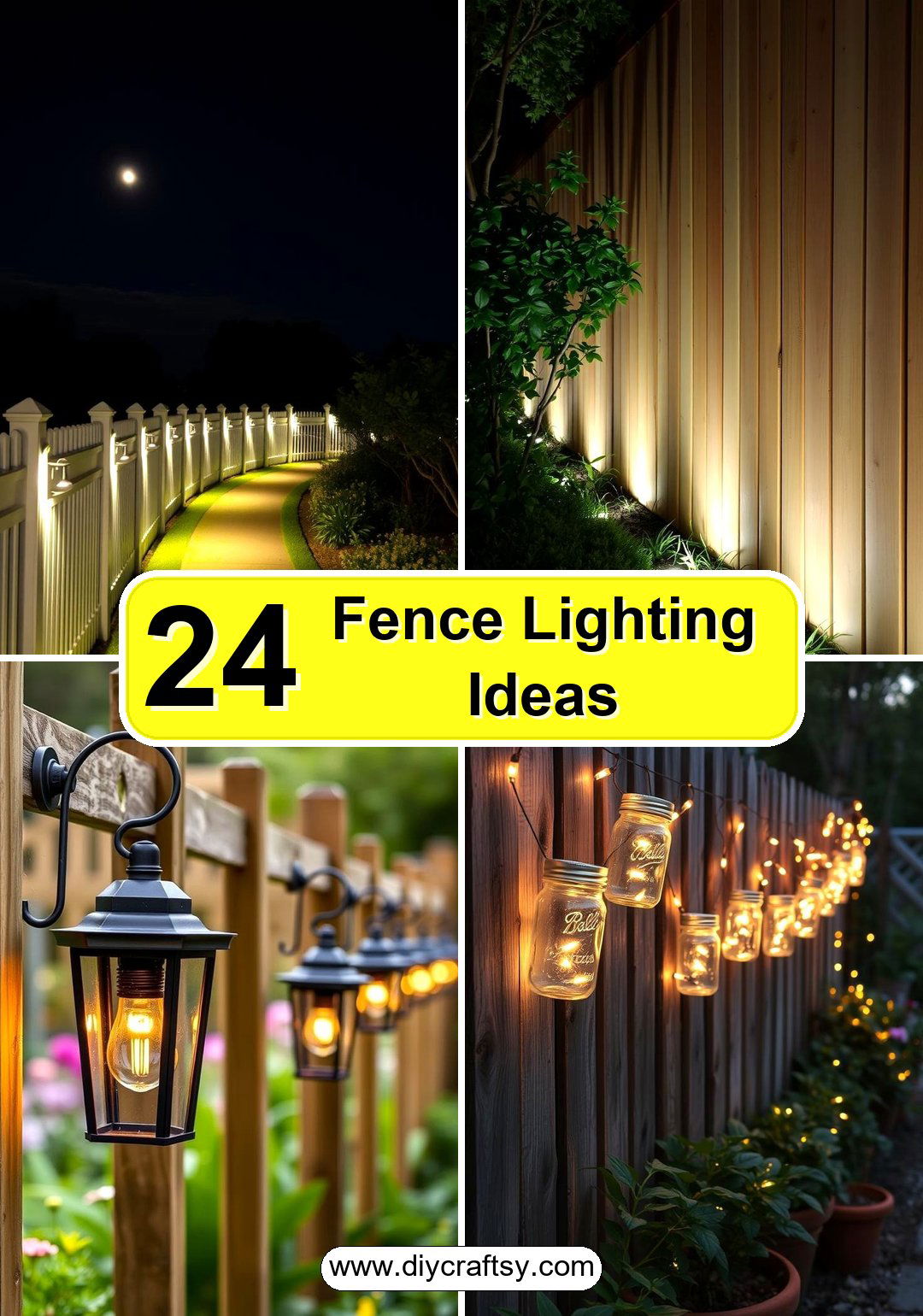 Fence Lighting Ideas