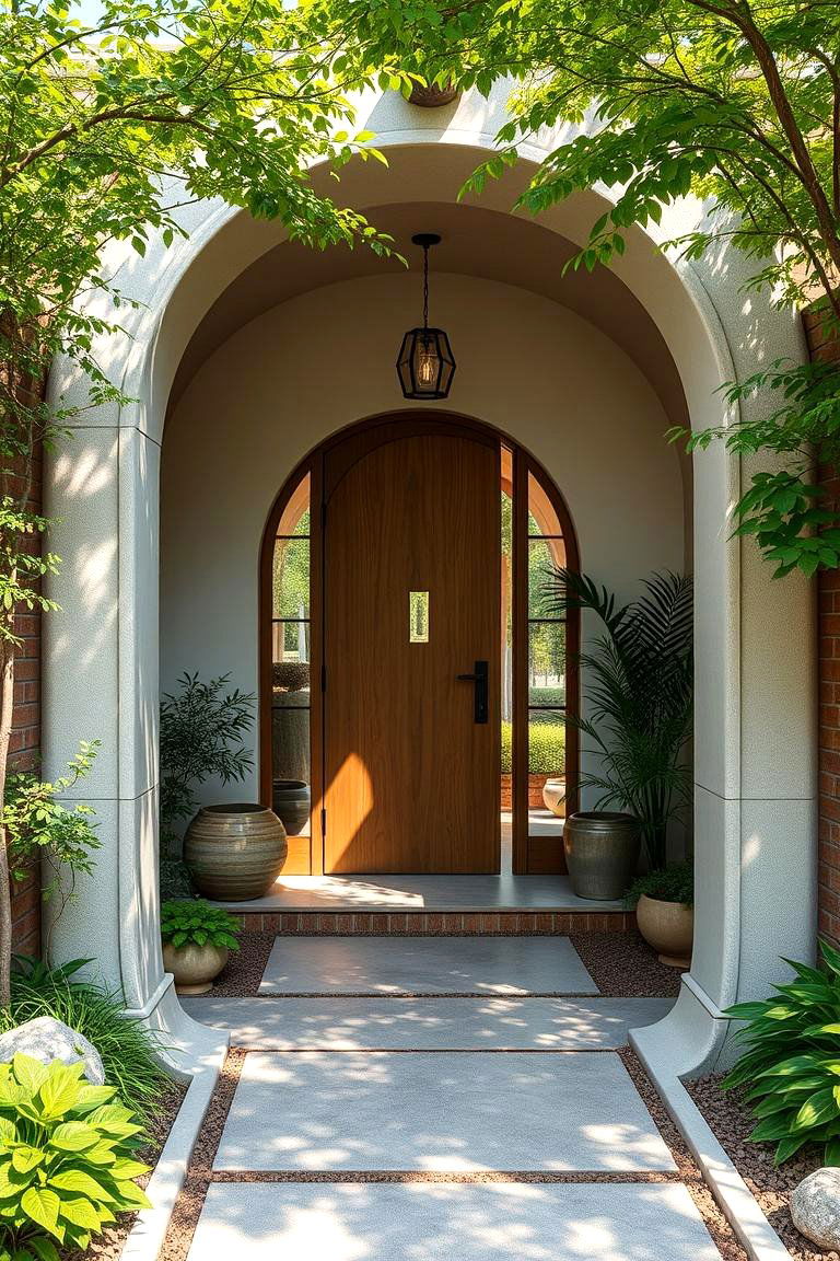 Feng Shui Inspired Entrance - 24 garden gate ideas
