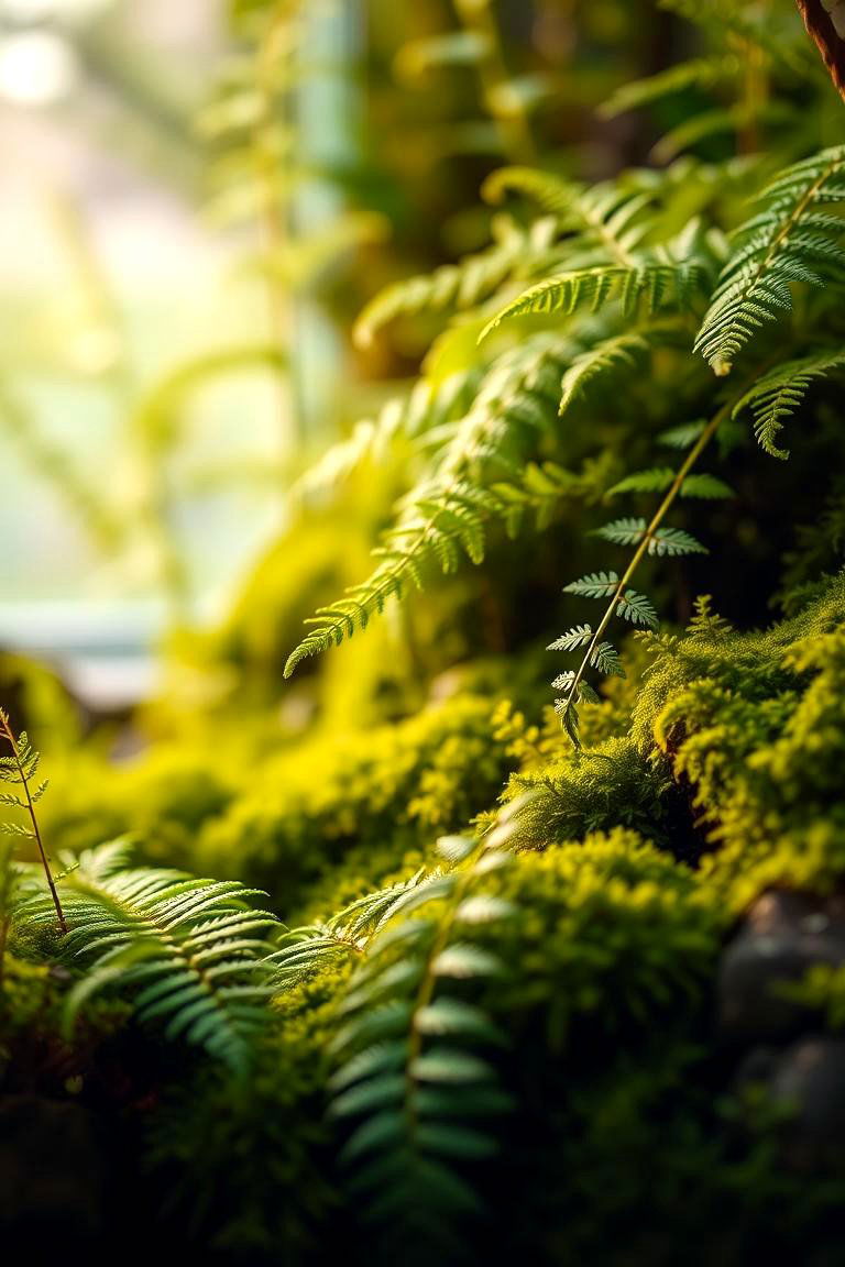 Fern and Moss Sanctuary - 24 Balcony Garden Ideas