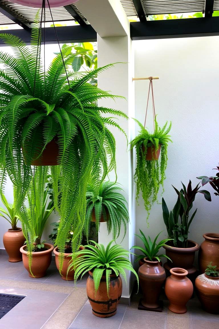 Ferns Lush Greenery - 24 Patio Plants