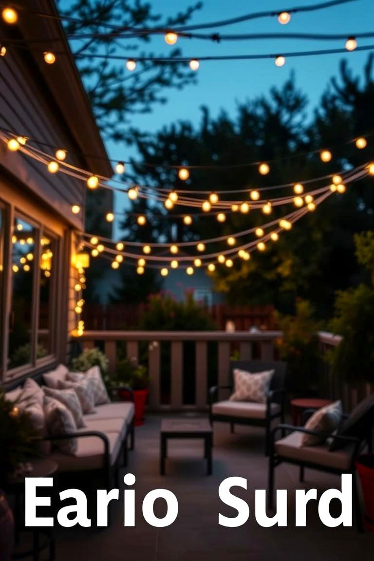 Festive String Lights - 24 Outdoor Lighting Ideas