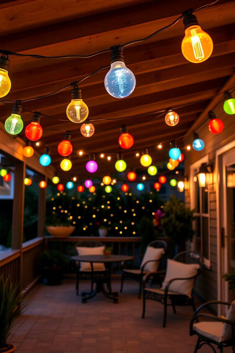 Festoon String Lights - 24 Patio String Light Ideas