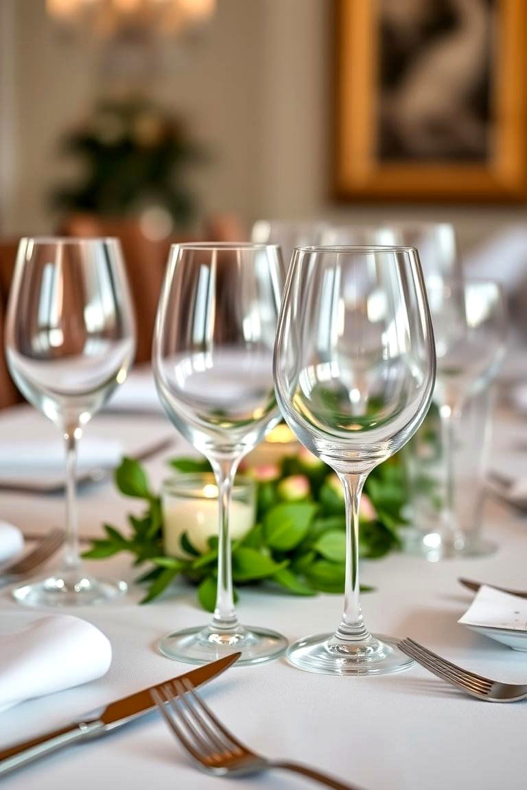 Finally a Set of Elegant Wine Glasses - 24 Last Minute Wedding Gift Ideas