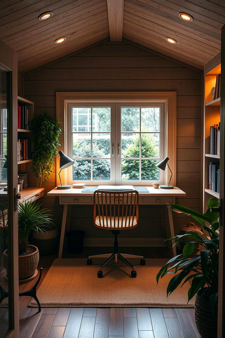 Find Your Focus in a Backyard Home Office Retreat - 24 Garden Shed Ideas
