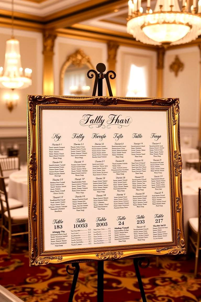 Find Your Seat Chart - 24 Wedding Sign Ideas