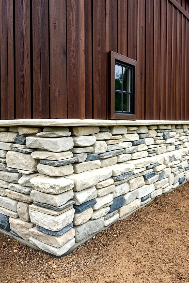 Finishing Touches with Foundation Skirting Options - 24 Pole Barn and Barndominium House Exteriors