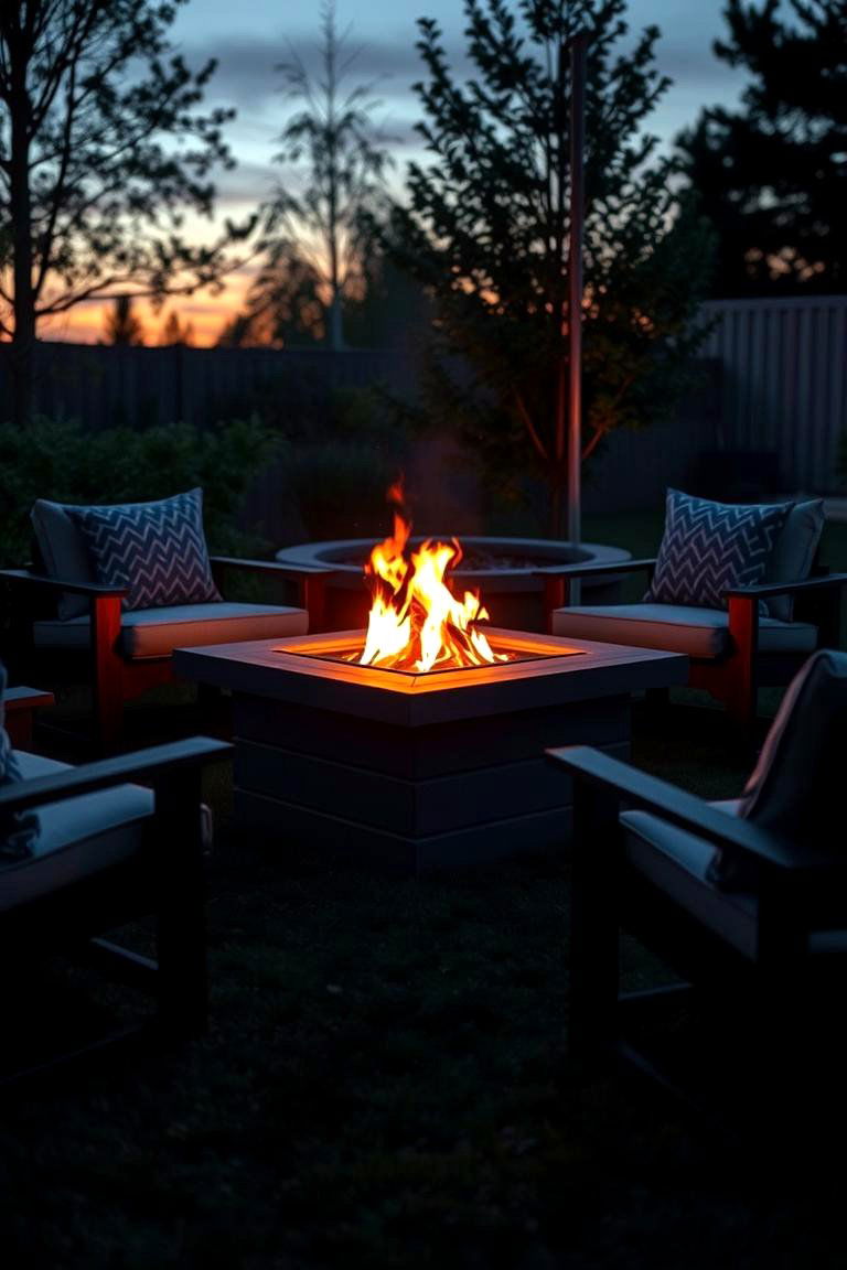 Fire Pit Warmth Corner - 24 Small Balcony Ideas