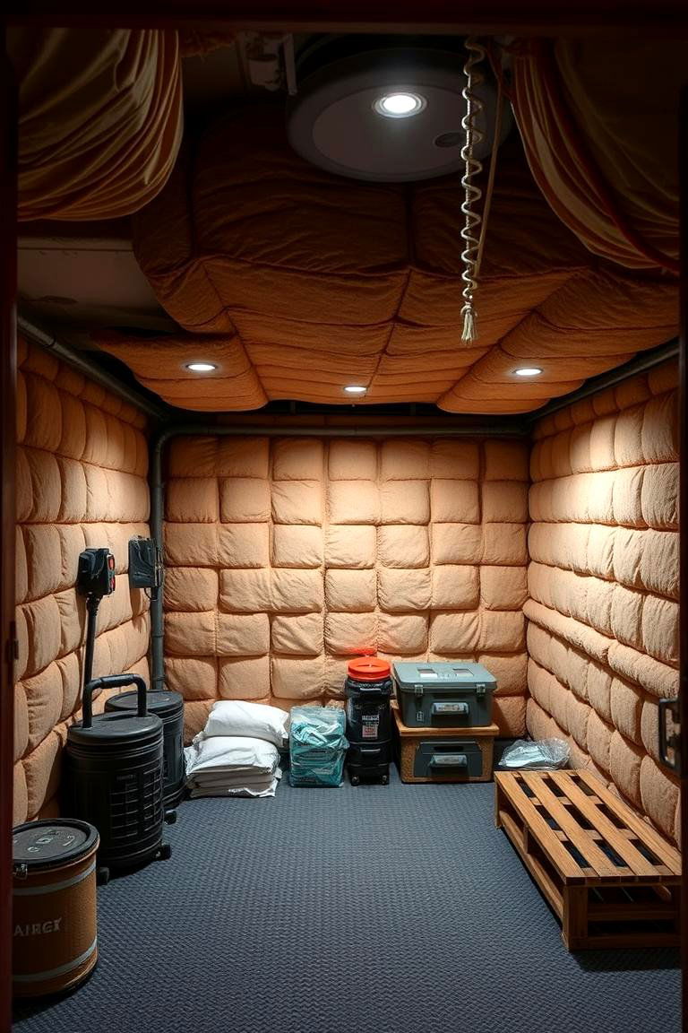 Fire Resistant Safe Room with Advanced Insulation - 24 Safe Room Ideas