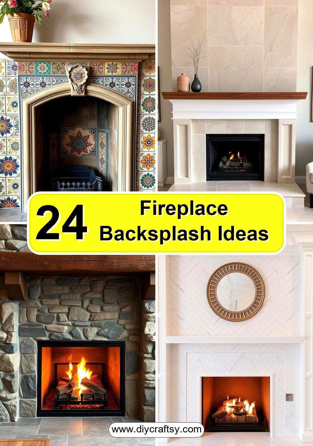 Fireplace Backsplash Ideas