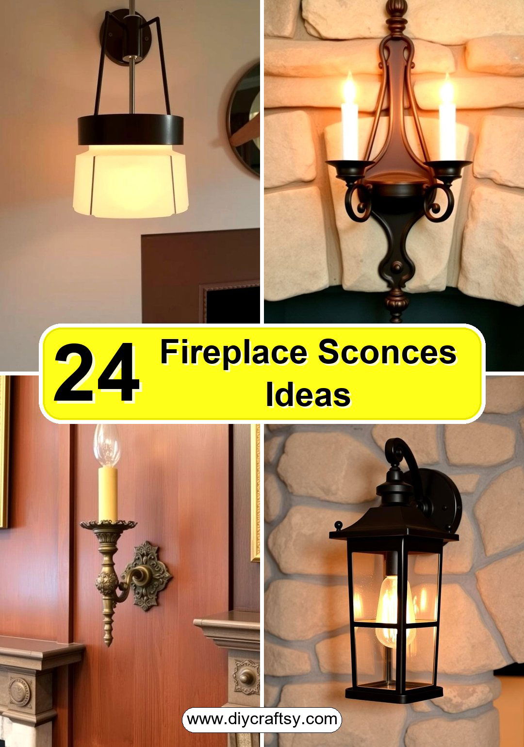 Fireplace Sconces Ideas