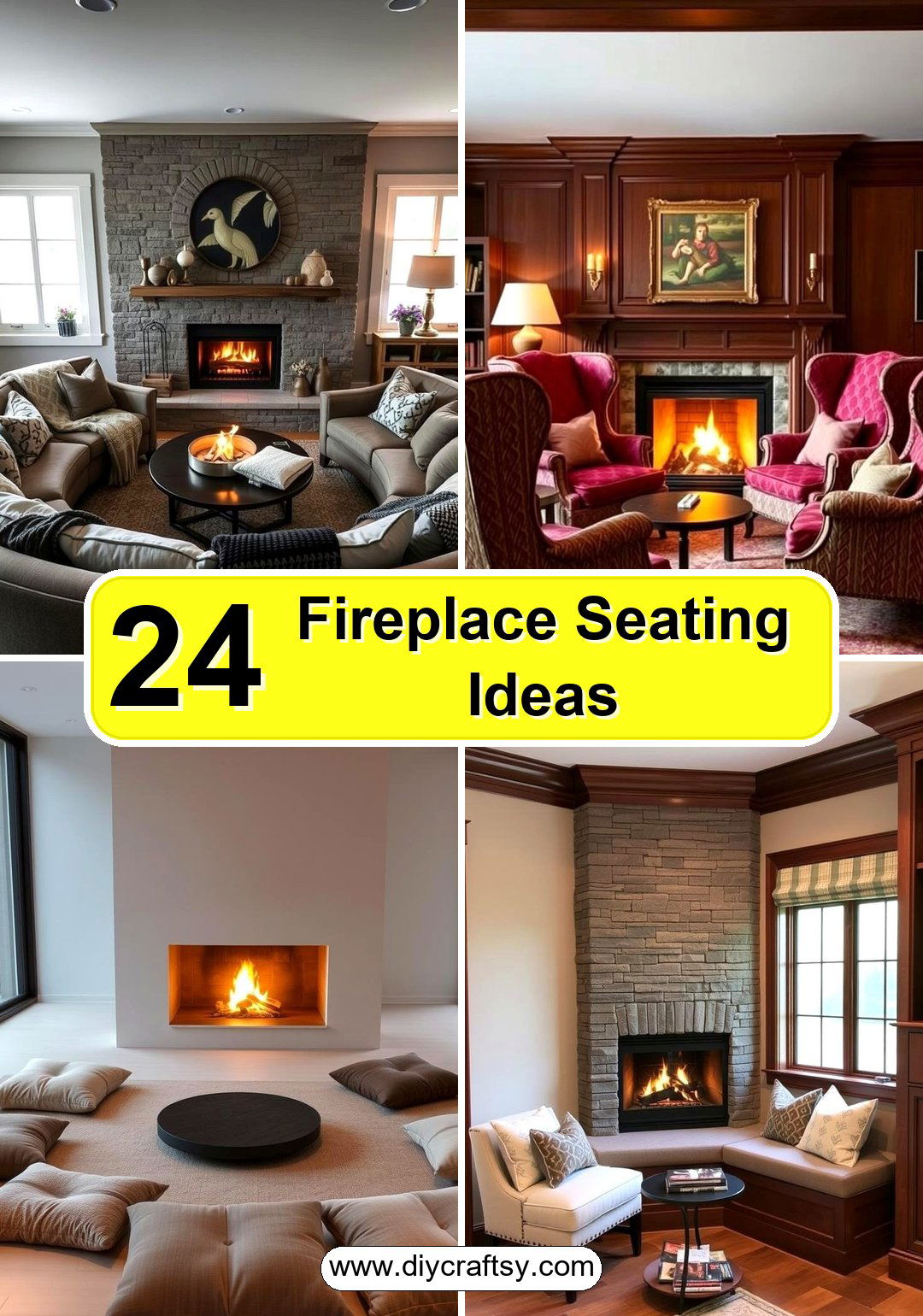 Fireplace Seating Ideas
