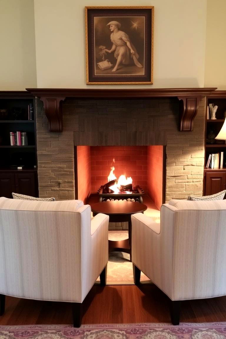 Fireplace Seating Nook - 24 Living Room Nook Ideas