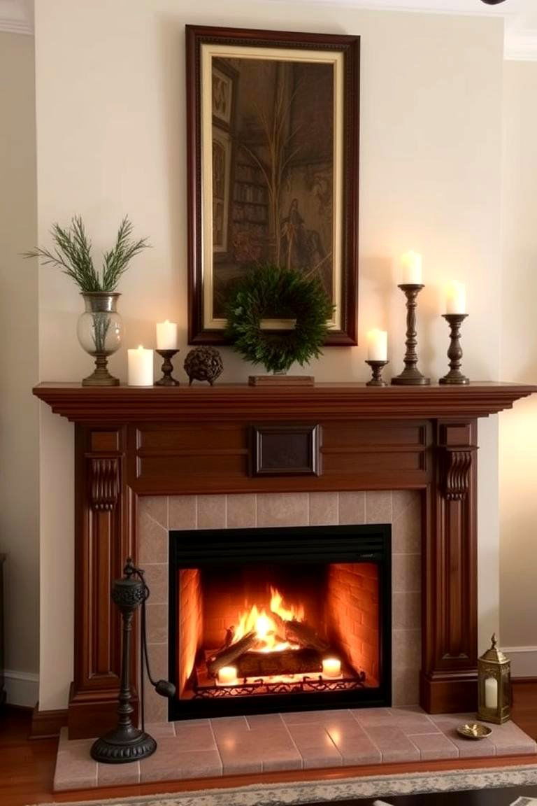 Fireplace with Mantel - 24 Fireplace Ideas