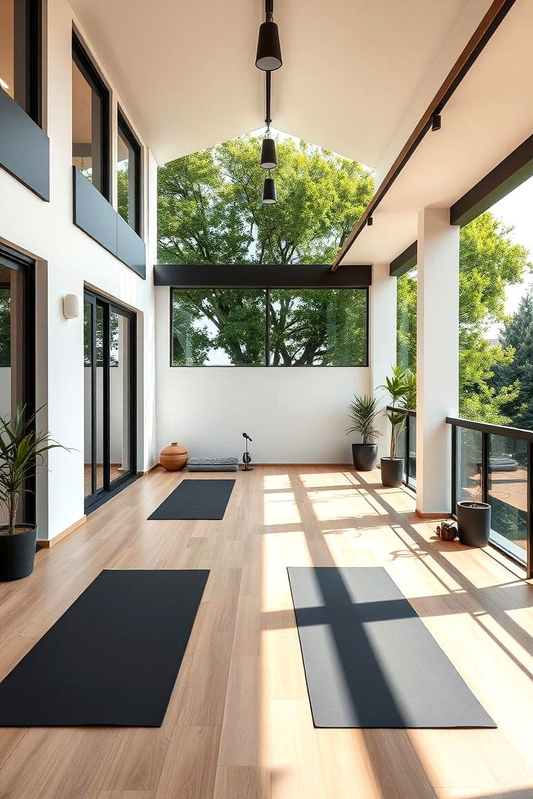 Fitness and Yoga Balcony - 24 Balcony Over Garage Ideas