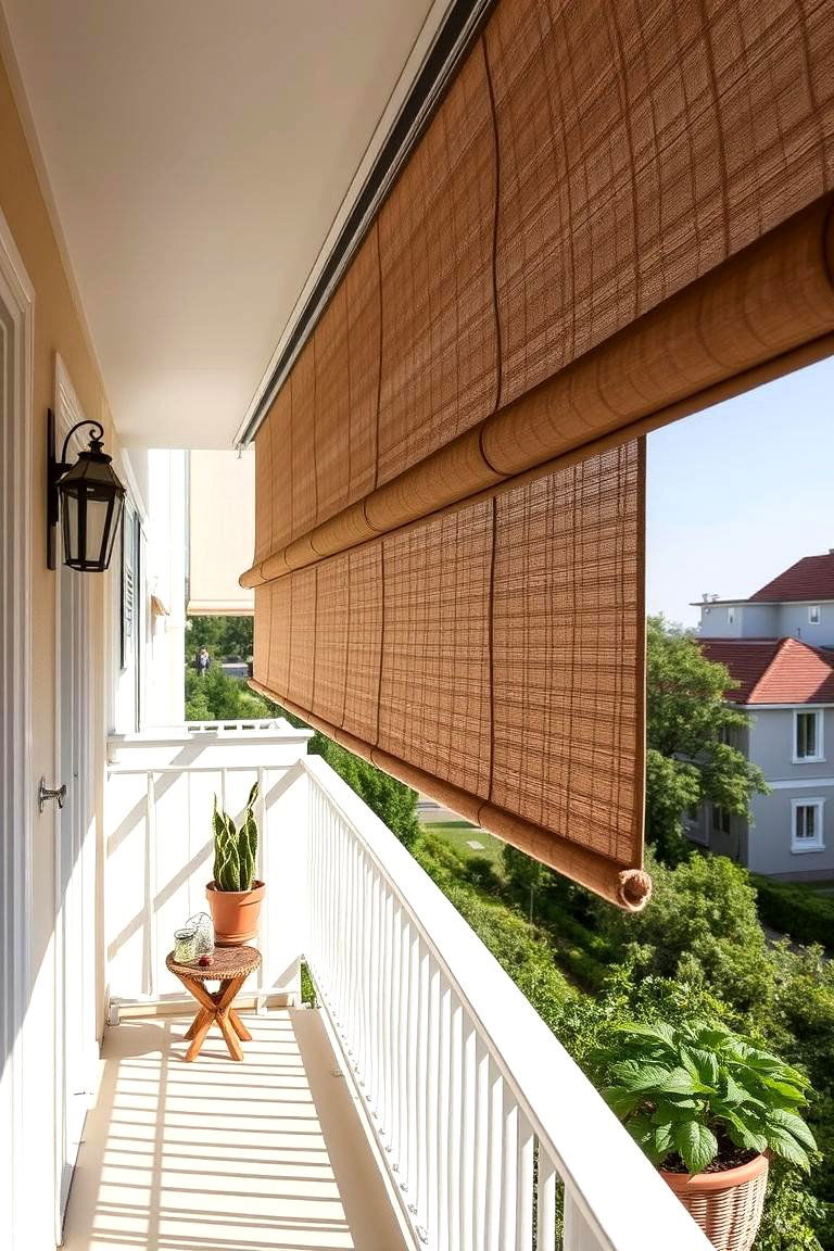 Fixed Canvas Shades - 24 Balcony Shade Ideas