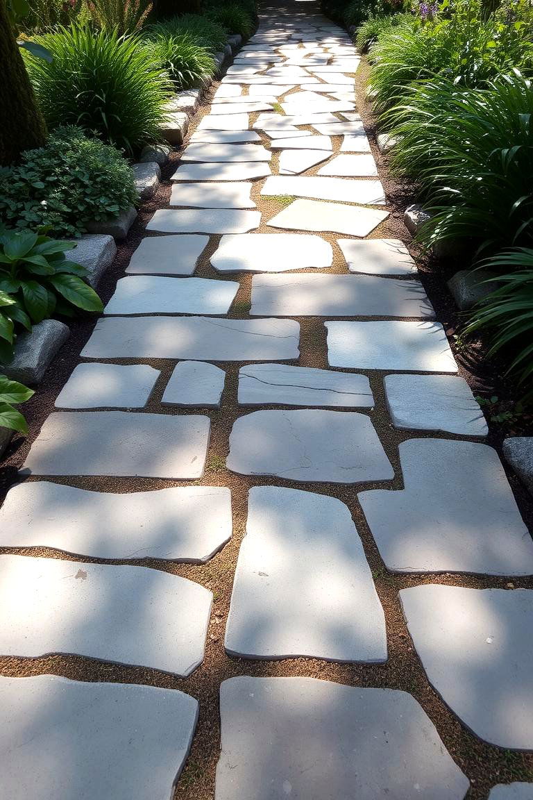 Flagstone Pathway - 24 Farmhouse Walkway Ideas