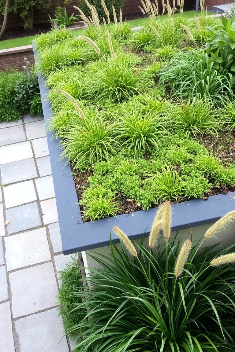 Flagstone Patio with Green Roof - 24 Flagstone Patio Ideas