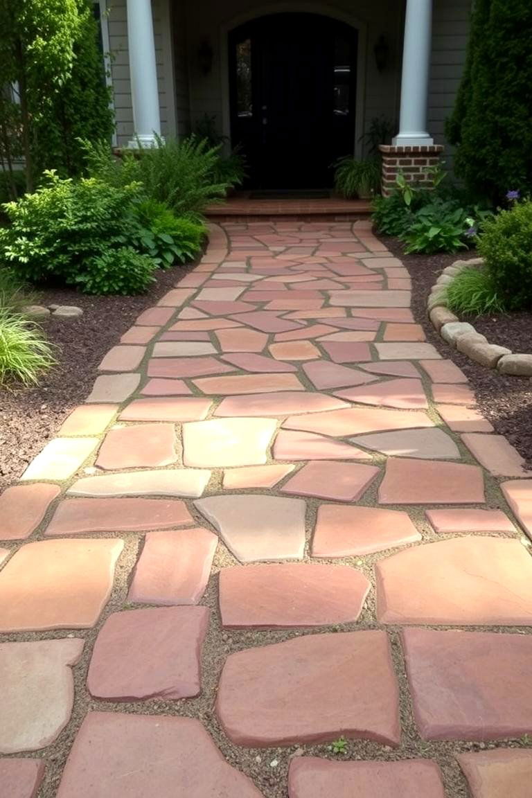 Flagstone - 24 Types of Exterior House Stone