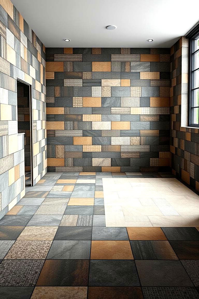 Flexible Modular Interlocking Tiles - 24 Man Cave Flooring Ideas