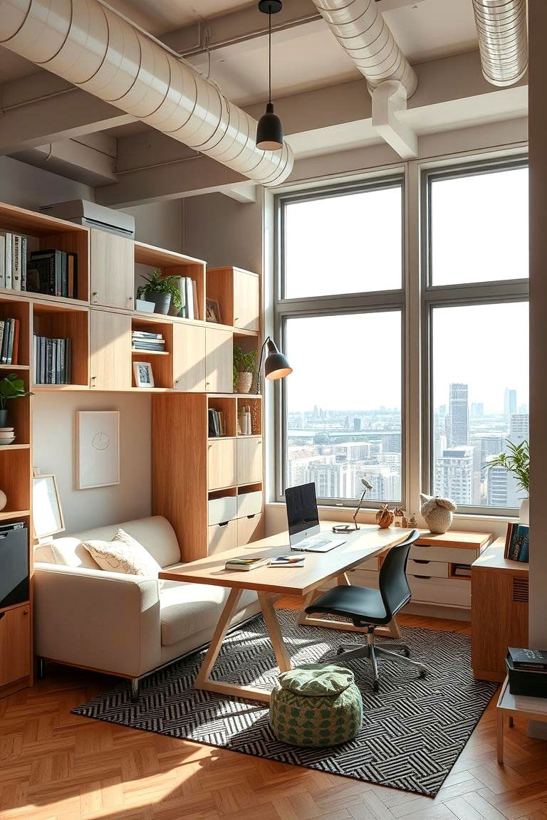Flexible Modular Loft Office - 24 Loft Office Ideas